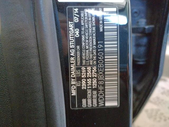 Photo 10 from auction – 2014 MERCEDES-BENZ E 350 4MAT with VIN WDDHF8JBXEB060191