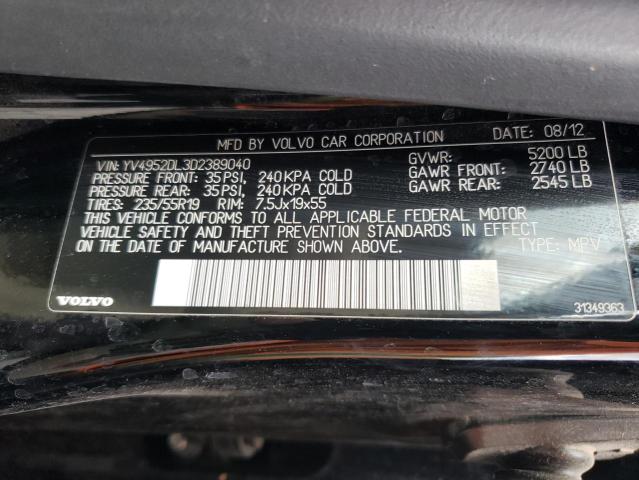 Photo 10 from auction – 2013 VOLVO XC60 3.2 with VIN YV4952DL3D2389040