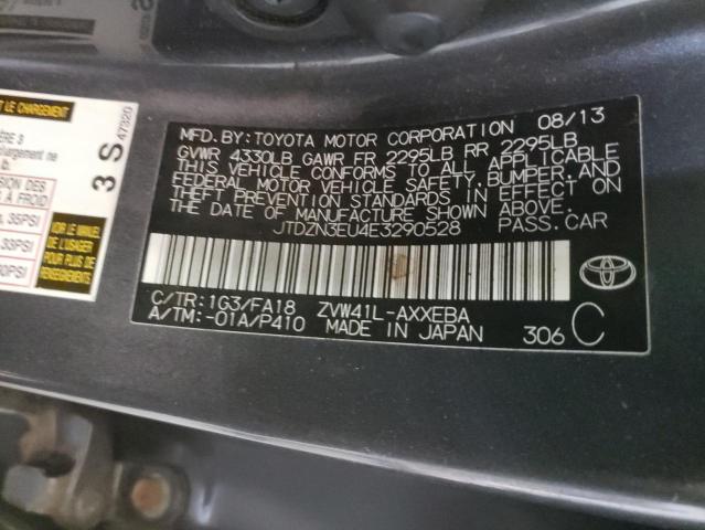 Photo 10 from auction – 2014 TOYOTA PRIUS V with VIN JTDZN3EU4E3290528