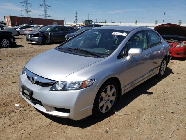 Photo 2 from auction – 2011 HONDA CIVIC LX with VIN 19XFA1F55BE037166