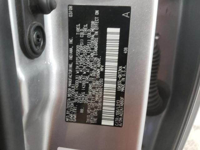 Photo 10 from auction – 2008 TOYOTA SEQUOIA PL with VIN 5TDBY67A68S012293