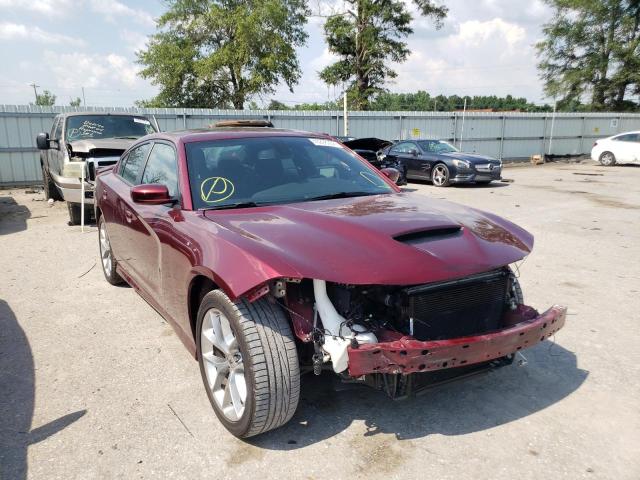 DODGE CHARGER GT 2021 with VIN 2C3CDXHG1MH574544 - Photo from auction
