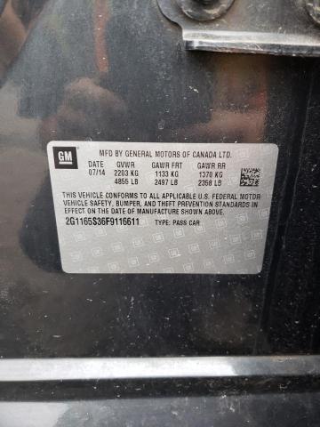Photo 10 from auction – 2015 CHEVROLET IMPALA LTZ with VIN 2G1165S36F9116611