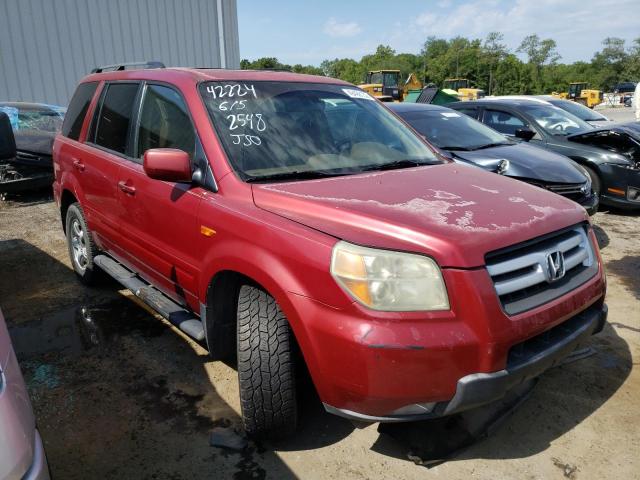 HONDA PILOT EX 2006 with VIN 5FNYF28596B032548 - Photo from auction