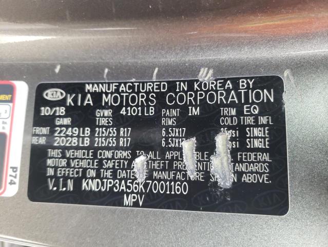 Photo 10 from auction – 2019 KIA SOUL + with VIN KNDJP3A56K7001160