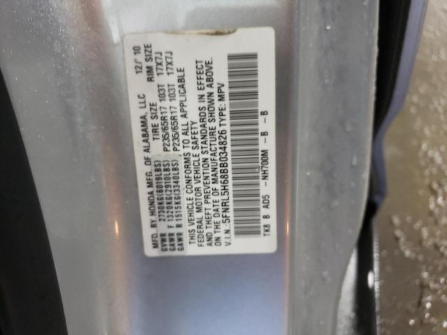Photo 10 from auction – 2011 HONDA ODYSSEY EX with VIN 5FNRL5H68BB034826