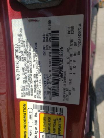 Photo 10 from auction – 2014 FORD FUSION SE with VIN 3FA6P0HD7ER218396