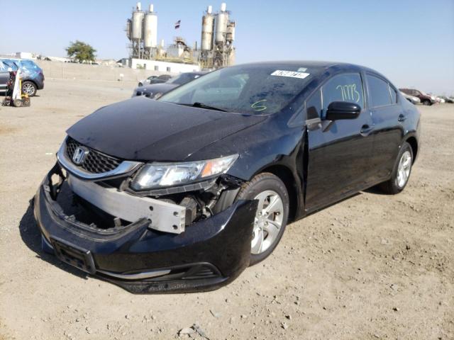 Photo 2 from auction – 2015 HONDA CIVIC LX with VIN 19XFB2F51FE707465