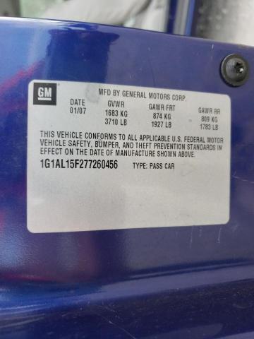 Photo 10 from auction – 2007 CHEVROLET COBALT LT with VIN 1G1AL15F277260456