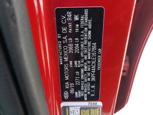 Photo 10 from auction – 2020 KIA FORTE GT with VIN 3KPF44ACXLE167864