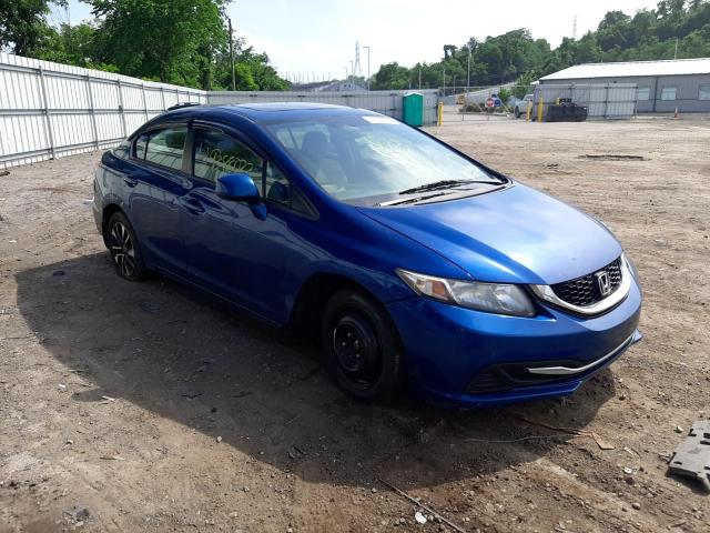 HONDA CIVIC EX 2013 with VIN 2HGFB2F8XDH529407 - Photo from auction