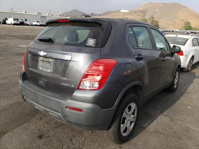Photo 4 from auction – 2016 CHEVROLET TRAX LS with VIN 3GNCJKSB9GL221007