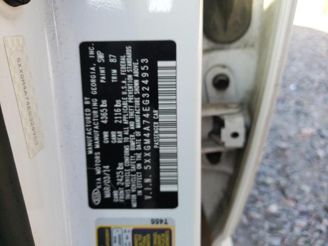 Photo 10 from auction – 2014 KIA OPTIMA LX with VIN 5XXGM4A74EG324953