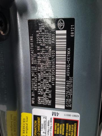 Photo 10 from auction – 2011 TOYOTA CAMRY BASE with VIN 4T1BF3EK0BU657620