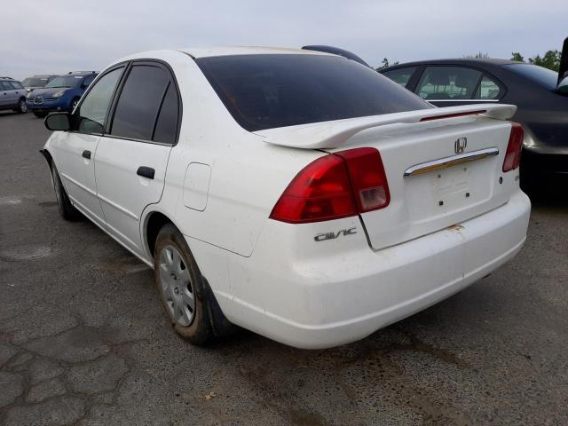 Photo 3 from auction – 2001 HONDA CIVIC LX with VIN JHMES16581S006903