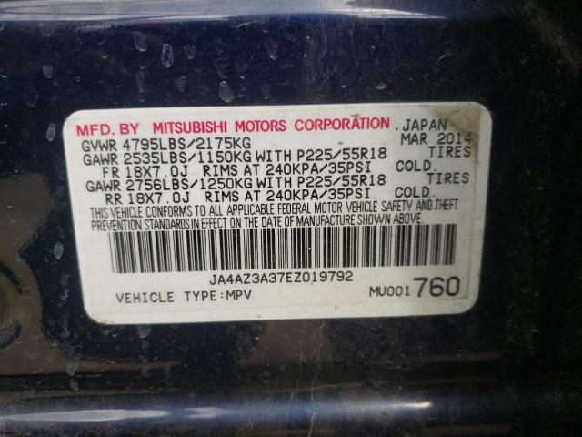 Zdjęcie 10 z aukcji – 2014 MITSUBISHI OUTLANDER z VIN JA4AZ3A37EZ019792