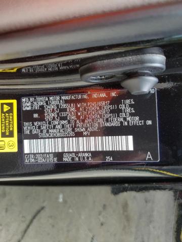Photo 10 from auction – 2011 TOYOTA HIGHLANDER with VIN 5TDZK3EH3BS025265