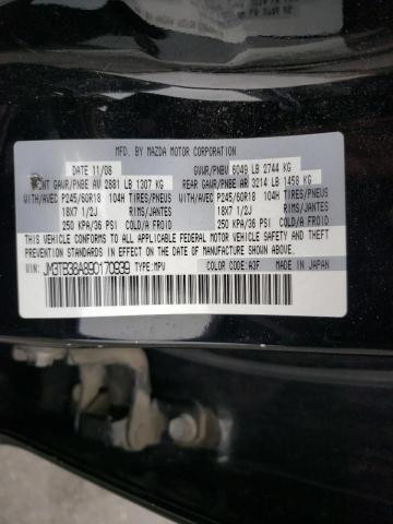 Photo 10 from auction – 2009 MAZDA CX-9 with VIN JM3TB38A890170939