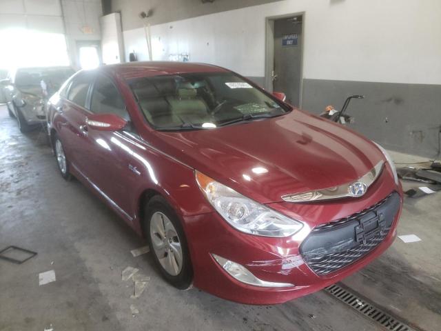HYUNDAI SONATA HYB 2015 with VIN KMHEC4A46FA126335 - Photo from auction