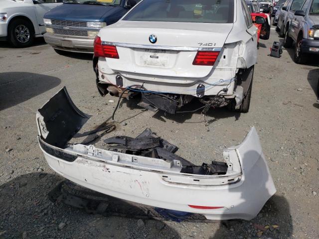 Photo 9 from auction – 2014 BMW 740 I with VIN WBAYA6C51ED144454