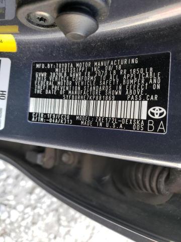 Photo 10 from auction – 2019 TOYOTA COROLLA L with VIN 5YFBURHE7KP881869