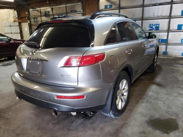 Photo 4 from auction – 2005 INFINITI FX35 with VIN JNRAS08W45X218691