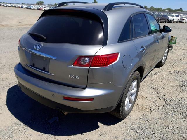 Photo 4 from auction – 2005 INFINITI FX35 with VIN JNRAS08W45X220344