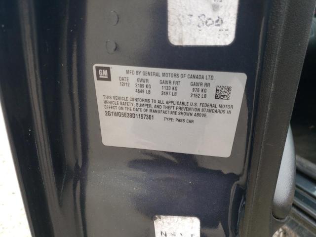 Photo 10 from auction – 2013 CHEVROLET IMPALA LT with VIN 2G1WG5E38D1197301