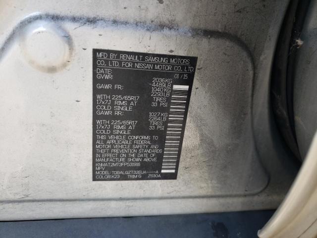 Photo 10 from auction – 2015 NISSAN ROGUE S with VIN KNMAT2MT3FP531916