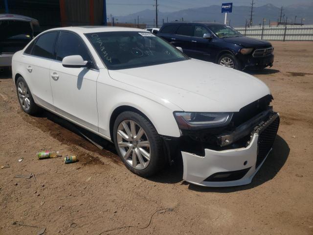 AUDI A4 PREMIUM 2013 with VIN WAUFFAFLXDN039734 - Photo from auction