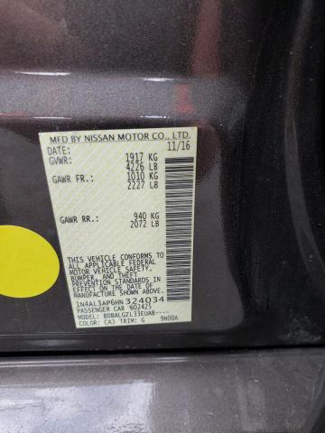 Photo 10 from auction – 2017 NISSAN ALTIMA 2.5 with VIN 1N4AL3AP6HN324034