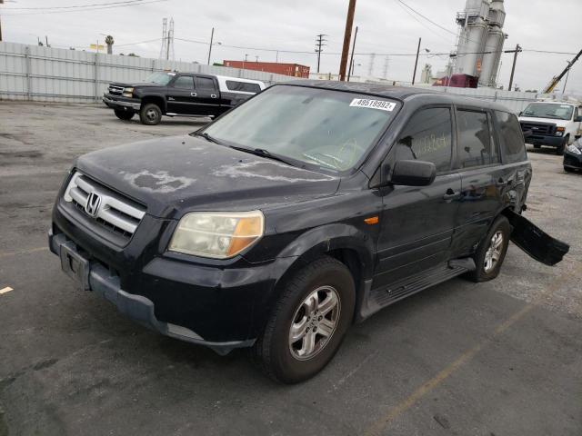 Photo 2 from auction – 2006 HONDA PILOT LX with VIN 5FNYF281X6B016551
