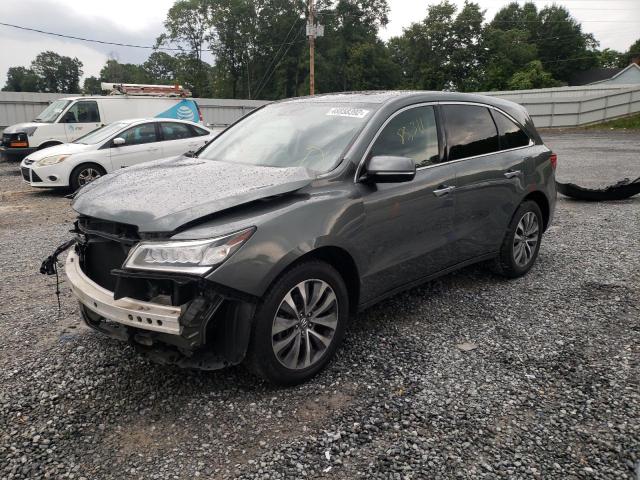 Photo 2 from auction – 2016 ACURA MDX TECHNO with VIN 5FRYD3H45GB017922