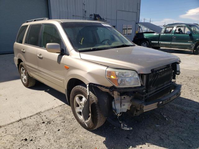 HONDA PILOT EX 2006 with VIN 2HKYF187X6H561343 - Photo from auction