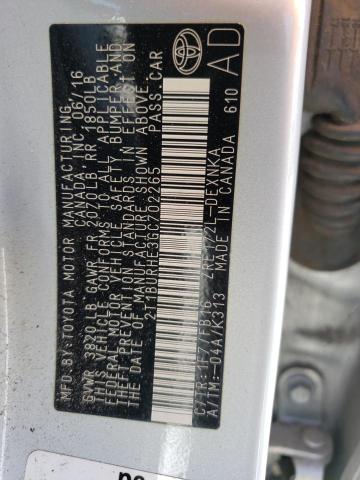 Photo 10 from auction – 2016 TOYOTA COROLLA L with VIN 2T1BURHE3GC702265