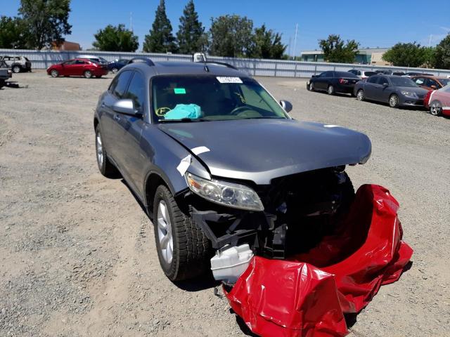 INFINITI FX35 2005 with VIN JNRAS08W45X220344 - Photo from auction