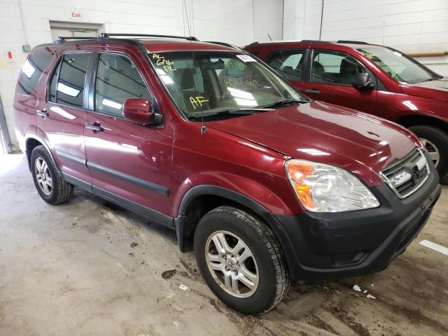 HONDA CR-V EX 2004 with VIN JHLRD78834C019521 - Photo from auction