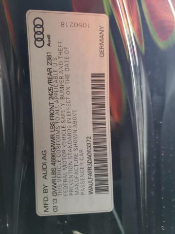 Photo 10 from auction – 2013 AUDI A5 PREMIUM with VIN WAULFAFR3DA063372