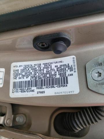 Photo 10 from auction – 2002 TOYOTA CAMRY LE with VIN 4T1BF30K72U005617