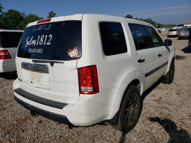 Photo 4 from auction – 2011 HONDA PILOT LX with VIN 5FNYF3H27BB008478