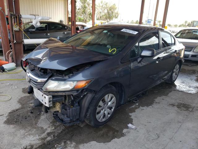 Photo 2 from auction – 2012 HONDA CIVIC LX with VIN 2HGFB2F5XCH603073
