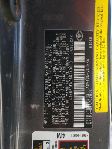 Foto 10 de la subasta – 2011 TOYOTA CAMRY BASE con VIN 4T4BF3EK9BR143013