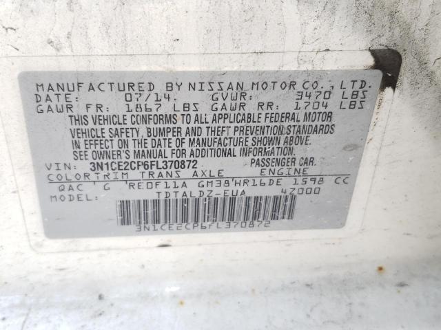 Photo 10 from auction – 2015 NISSAN VERSA NOTE with VIN 3N1CE2CP6FL370872