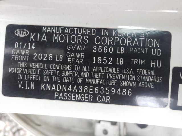 Photo 10 from auction – 2014 KIA RIO EX with VIN KNADN4A38E6359486