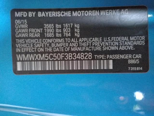 Photo 10 from auction – 2015 MINI COOPER with VIN WMWXM5C50F3B34828