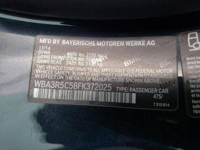 Photo 10 from auction – 2015 BMW 435 XI with VIN WBA3R5C58FK372025