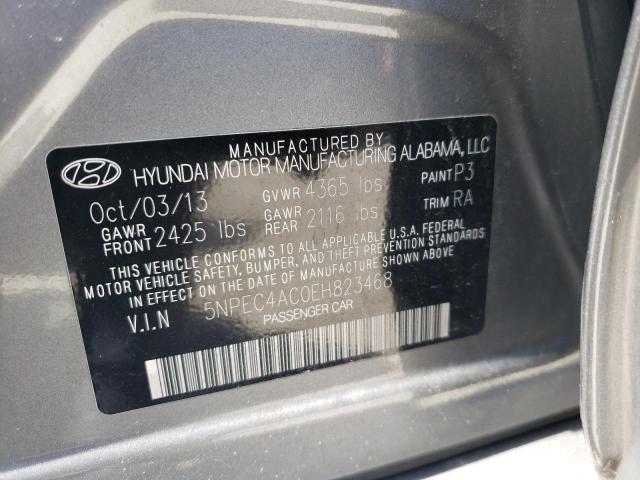 Photo 10 from auction – 2014 HYUNDAI SONATA SE with VIN 5NPEC4AC0EH823468