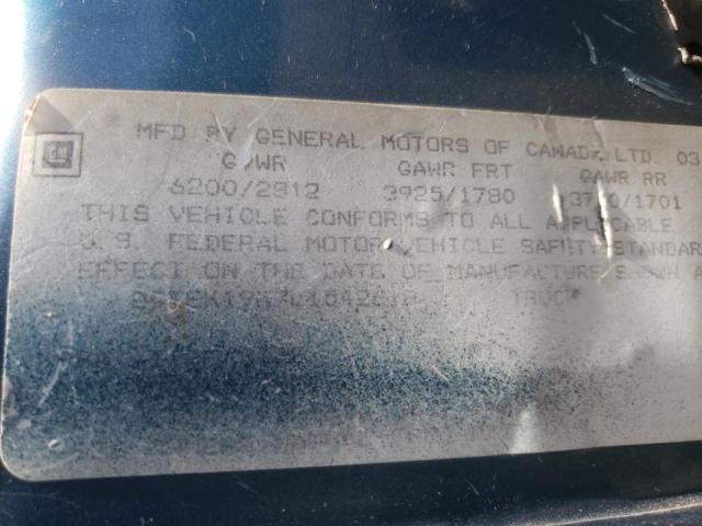 Photo 10 from auction – 1990 GMC SIERRA K15 with VIN 2GTEK19K7L1542618