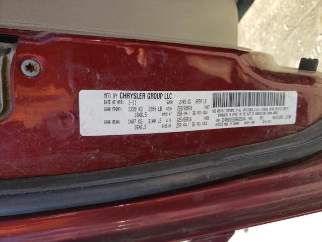 Photo 10 from auction – 2011 DODGE GRAND CARA with VIN 2D4RN3DG5BR635244