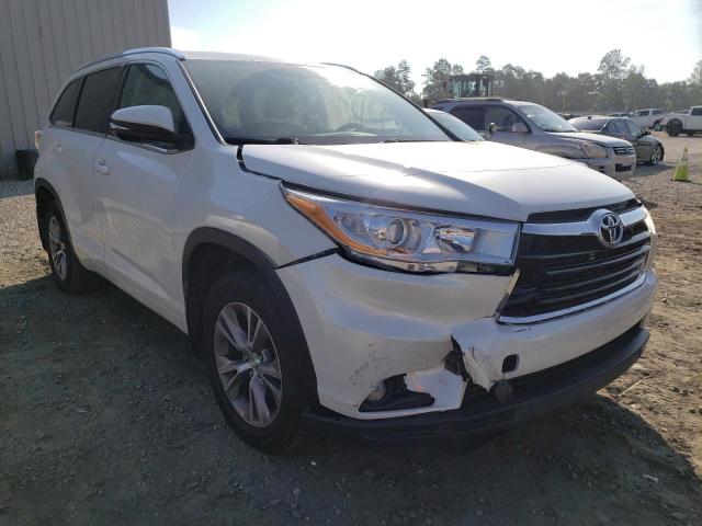 TOYOTA HIGHLANDER 2014 with VIN 5TDKKRFHXES004470 - Photo from auction